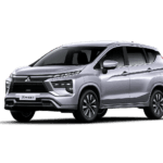 Mitsubishi Xpander putih untuk layanan sewa mobil Jakarta dengan driver profesional dari Altranscar Rent Car