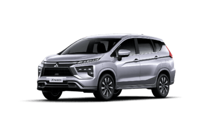 Mitsubishi Xpander putih untuk layanan sewa mobil Jakarta dengan driver profesional dari Altranscar Rent Car